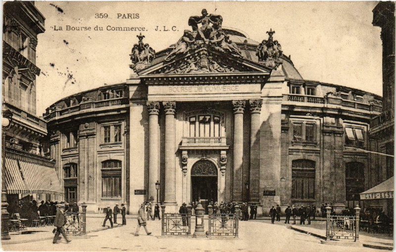 Carte postale ancienne Paris (1e) L Bourse du Commerce à Paris 1er