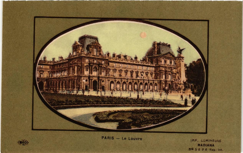 Carte postale ancienne Paris (1e) Le Louvre à Paris 1er