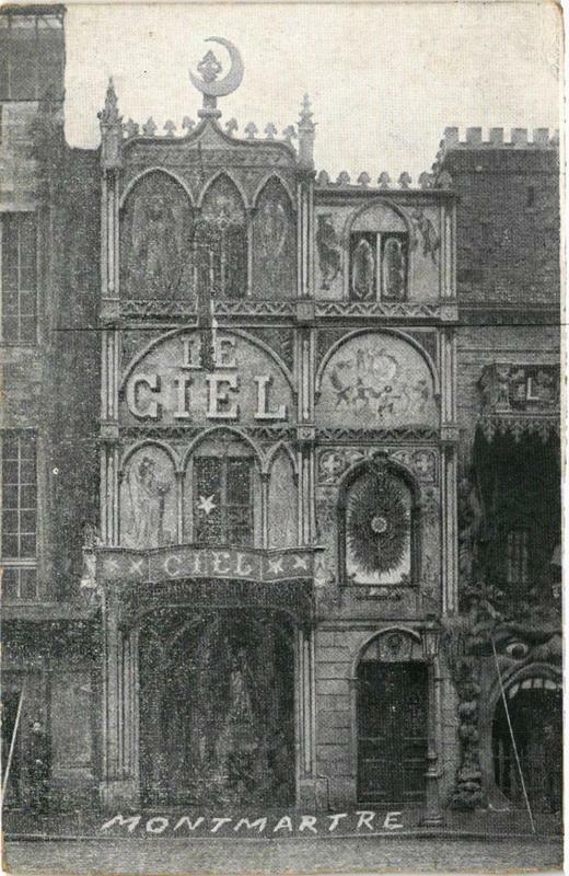 Carte postale ancienne Montmartre - Le Ciel à Paris 18e