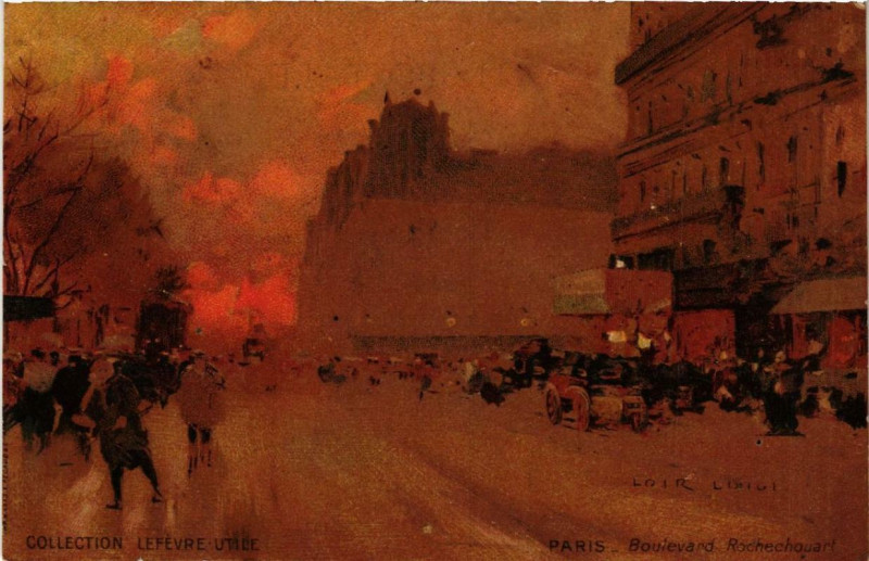 Carte postale ancienne Boulevard Rochechouart à Paris 9e