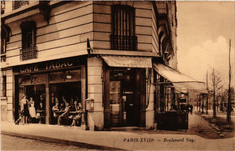 Carte postale ancienne Boulevard Ney à Paris 18e
