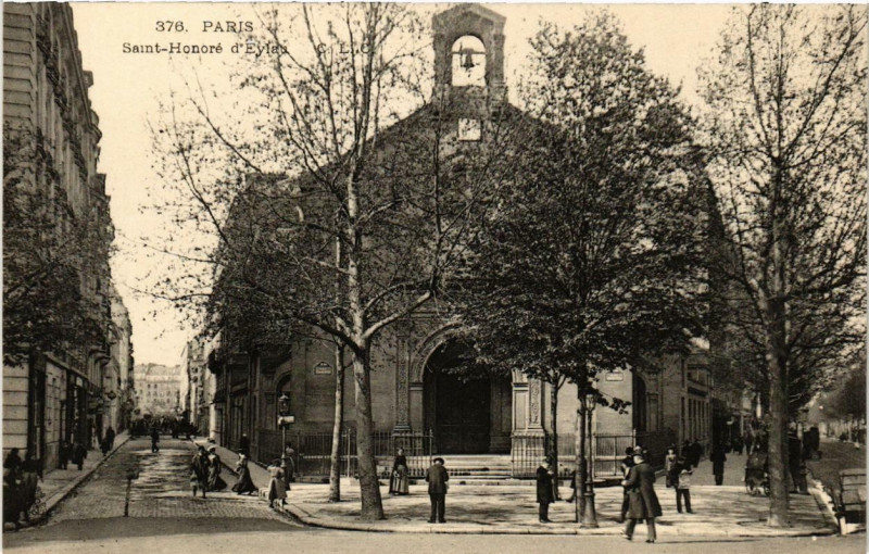 Carte postale ancienne Saint-Honoré d'Eylan à Paris 16e