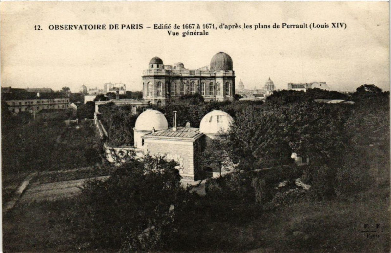 Carte postale ancienne Observatoire de Paris - Vue générale à Paris 14e