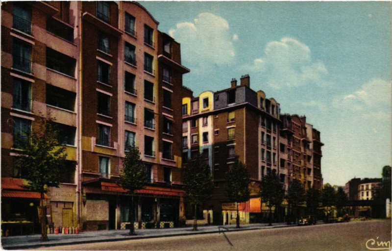 Carte postale ancienne Paris (13e) Avenue de la Pote de Vitry à Paris 13e
