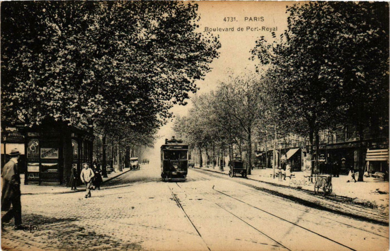 Carte postale ancienne Boulevard de Port-Royal à Paris 5e