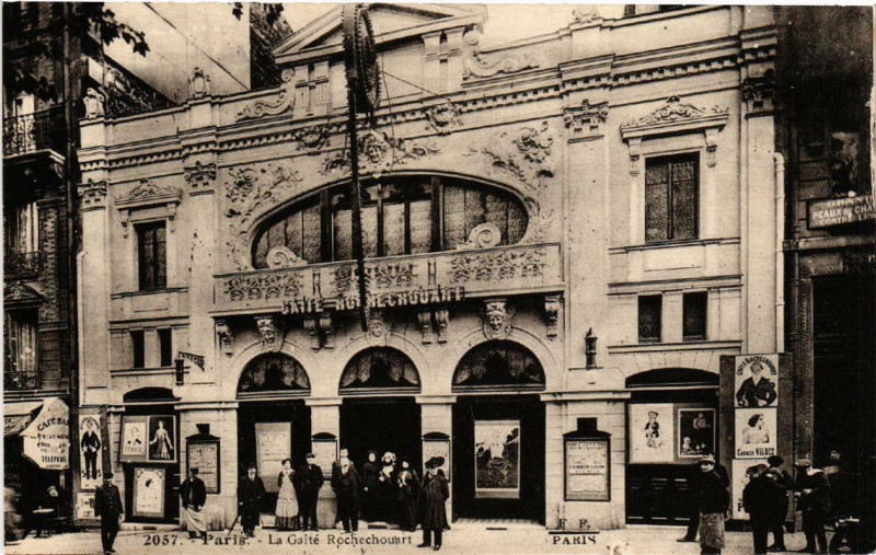 Carte postale ancienne Paris (9e) La Gaite de Rochechouart à Paris 9e