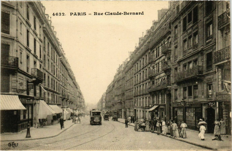 Carte postale ancienne Paris 5e Rue Claude-Bernard ed. E.L.D à Paris 5e
