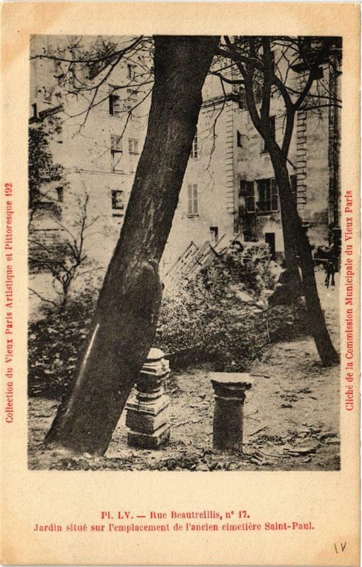 Carte postale ancienne Paris (4e) 17 rue Beautreillis à Paris 4e