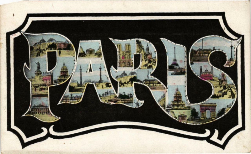 Carte postale ancienne Paris à Paris