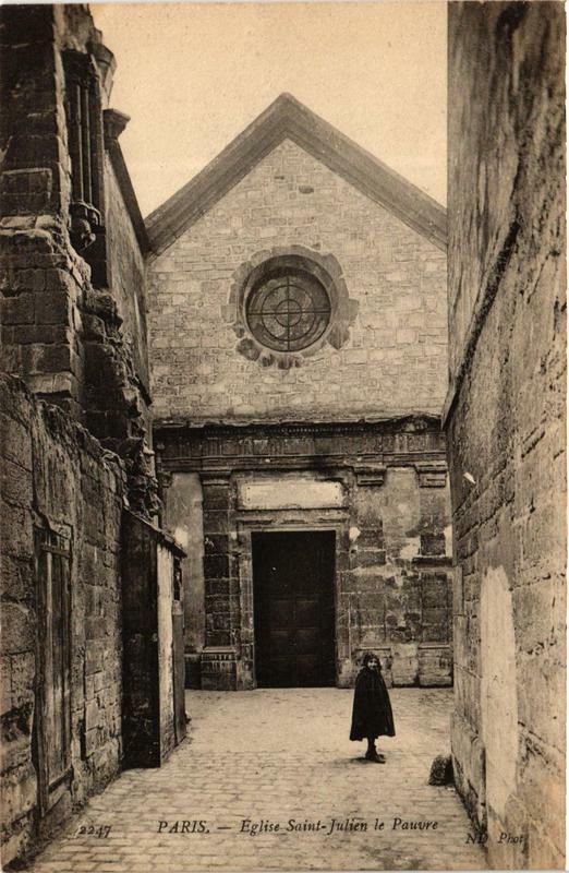 Carte postale ancienne Paris 5e Eglise Saint-Julien le Pauvre. Nd Phot à Paris 5e