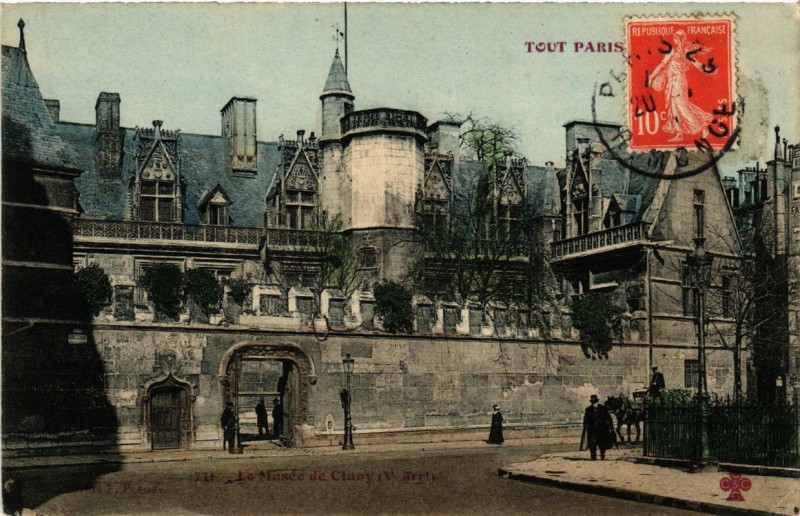 Carte postale ancienne Tout Paris (5e) Le Musée de Cluny à Paris 5e