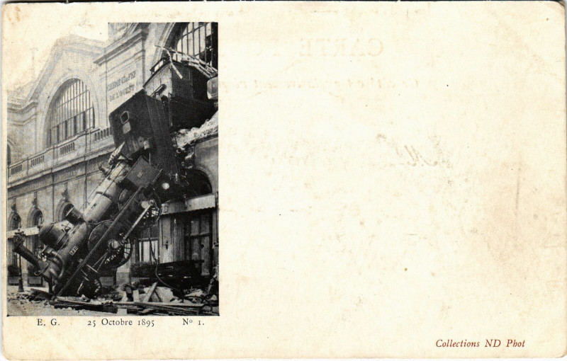 Carte postale ancienne 25 Octobre 1895 à Paris 15e