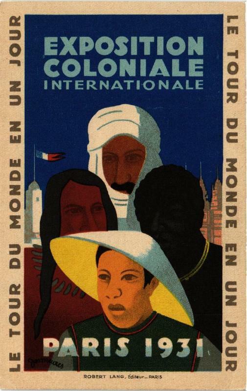 Carte postale ancienne Expo Coloniale 1931 Paris Robert Lang à Paris