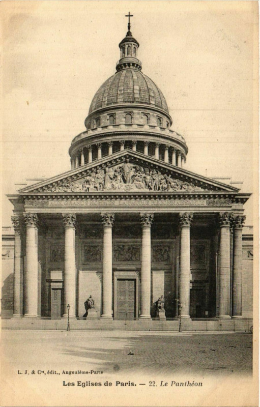 Carte postale ancienne Le Panthéon à Paris 5e