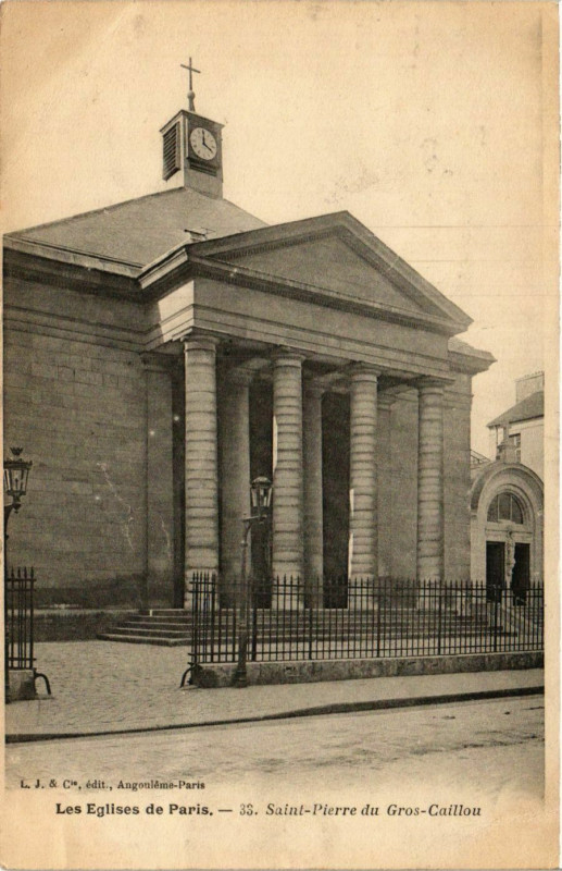 Carte postale ancienne Saint-Pierre du Gros-Caillou à Paris 7e