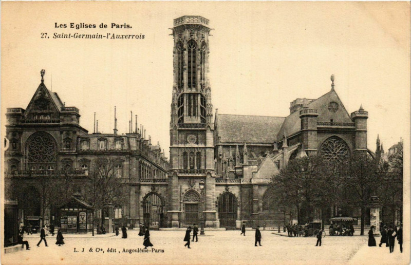 Carte postale ancienne Les Eglises de Paris. 27. Saint-Germain l'Auxerrois