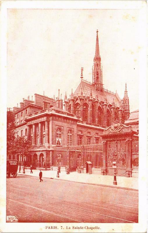 Carte postale ancienne Paris (1e) La Sainte-Chapelle à Paris 1er