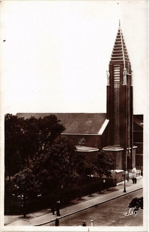Carte postale ancienne Eglise Saint-Antoine de Padoue à Paris 15e