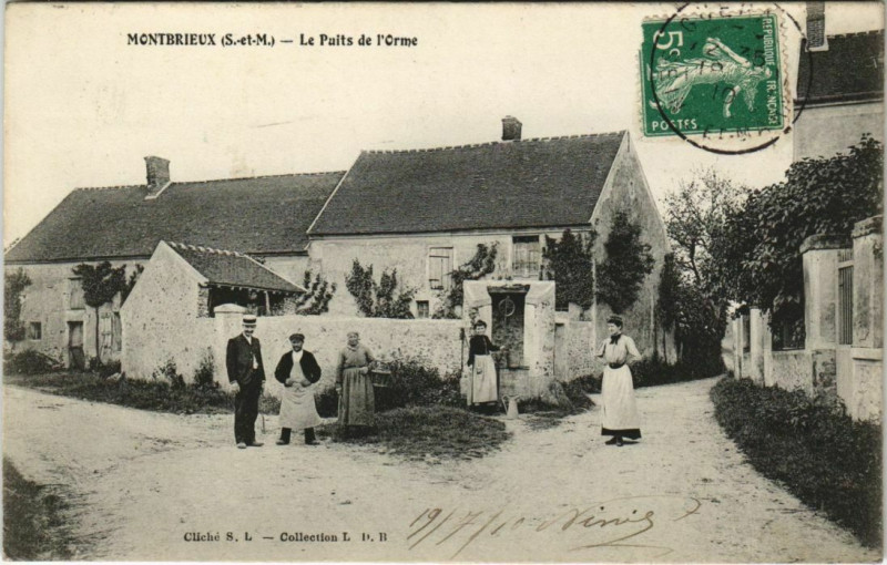 Carte postale ancienne Montbrieux Le Puits de l'Orne