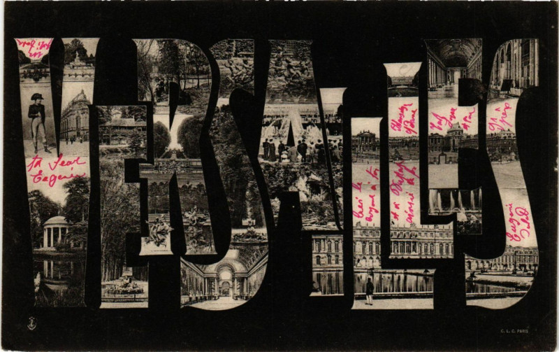 Carte postale ancienne Versailles à Versailles