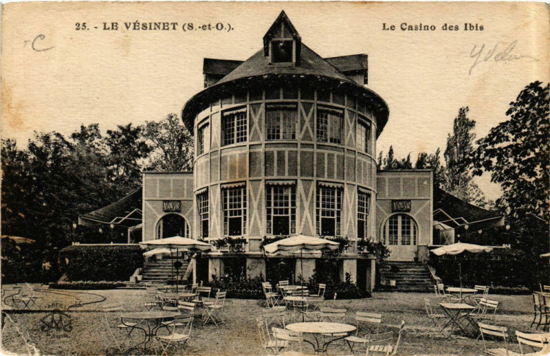 Carte postale ancienne Le Vesinet - Le Casino des Ibis au Vésinet