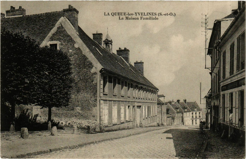 Carte postale ancienne La Queue-les-Yvelines - La Maison Familiale à La Queue-les-Yvelines