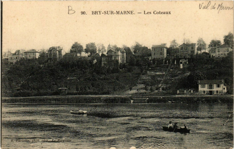 Carte postale ancienne Bry-sur-Marne - Les Coteaux à Bry-sur-Marne