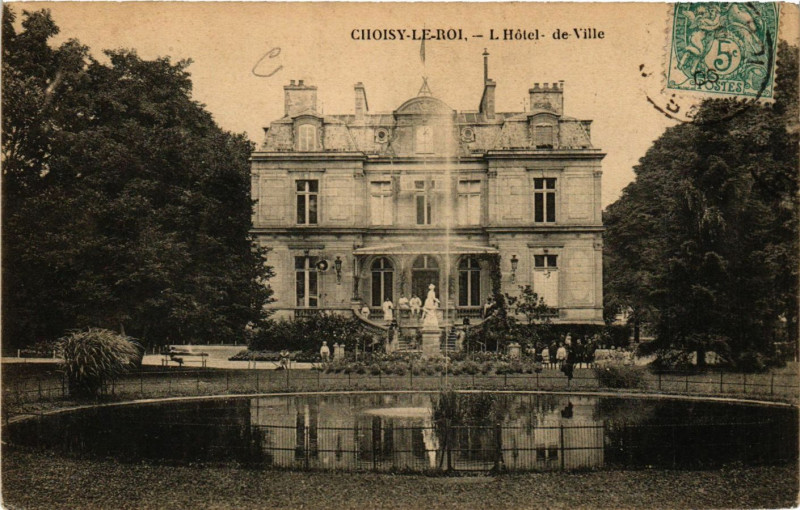 Carte postale ancienne Choisy-le-Roi - L'Hotel de Ville à Choisy-le-Roi