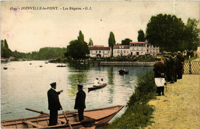 Carte postale ancienne Joinville-le-Pont - Les Régates à Joinville-le-Pont