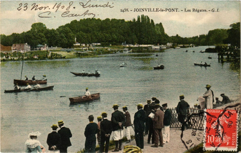 Carte postale ancienne Joinville-le-Pont - Les Régates à Joinville-le-Pont