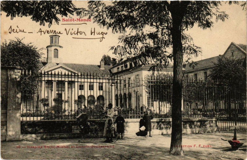 Carte postale ancienne Saint-Mande Hospice Saint-Michel à Saint-Mandé