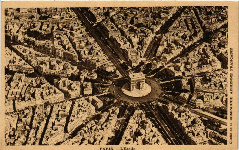 Carte postale ancienne L'Etoile à Paris 17e