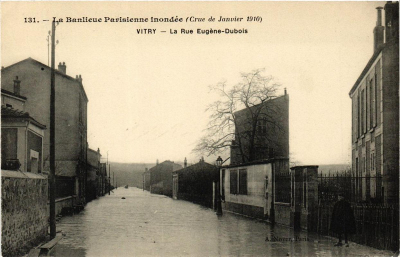 Carte postale ancienne Vitry La Rue Eugene-Dubois