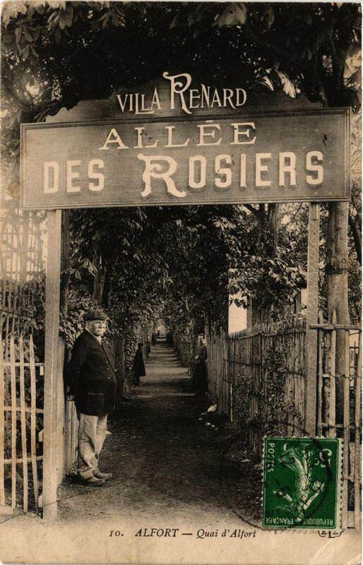 Carte postale ancienne Alfort Quai d'Alfort