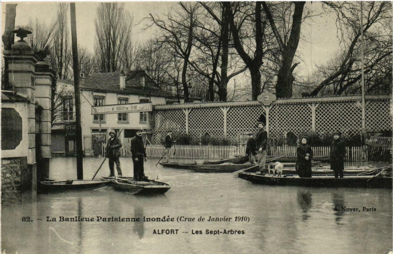 Carte postale ancienne Alfort Les Sept-Arbres