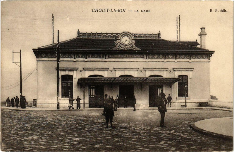 Carte postale ancienne Choisy-le-Roi La Gare à Choisy-le-Roi