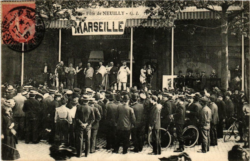 Carte postale ancienne Fete de Neuilly