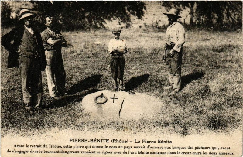Carte postale ancienne Pierre-Benite - La Pierre Benite à Pierre-Bénite
