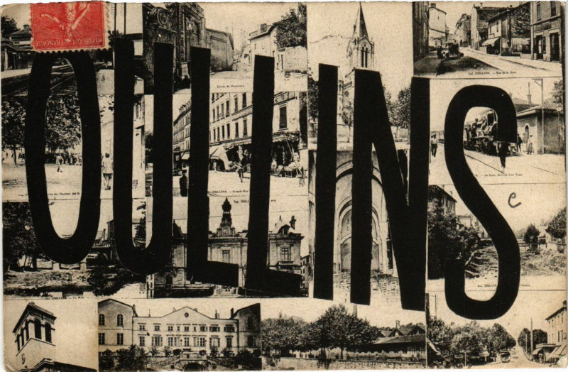Carte postale ancienne Oullins - Scenes à Oullins