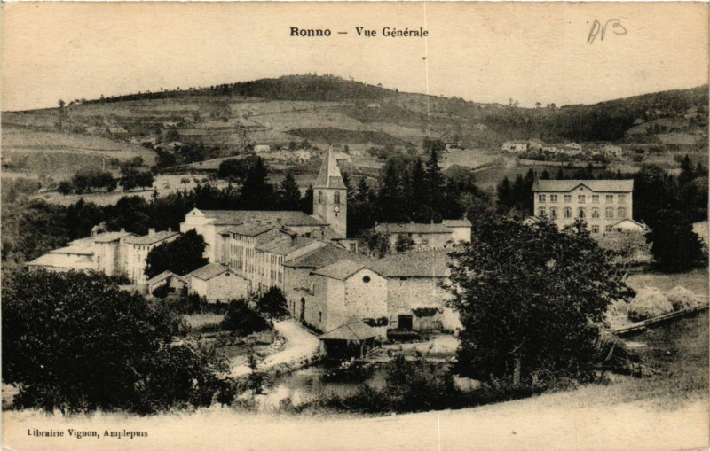 Carte postale ancienne Ronno - Vue générale à Ronno