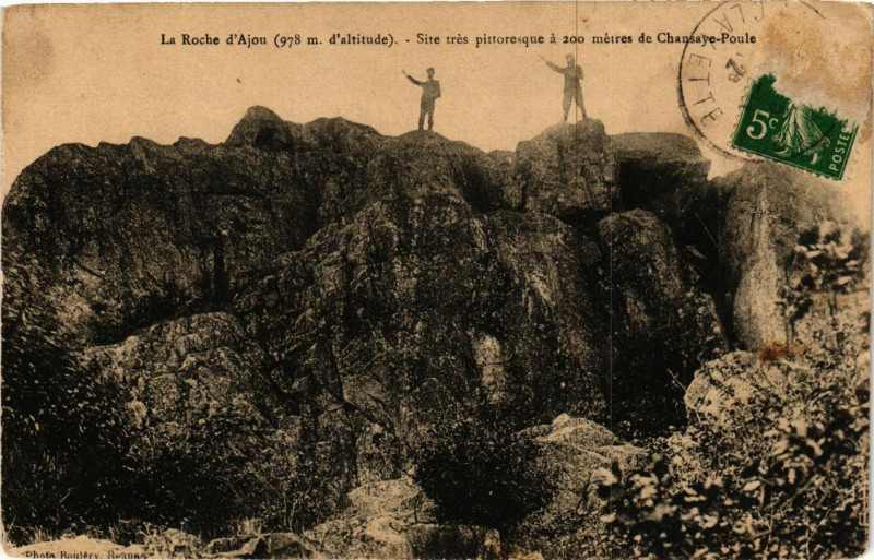 Carte postale ancienne La Roche d'Ajou