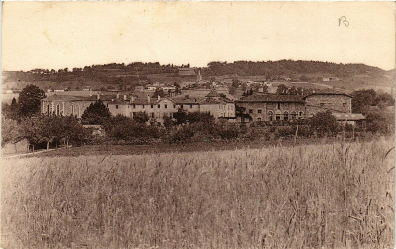 Carte postale ancienne Pomeys - N.-D. de la Neyliere - Vue d'ensemble à Pomeys