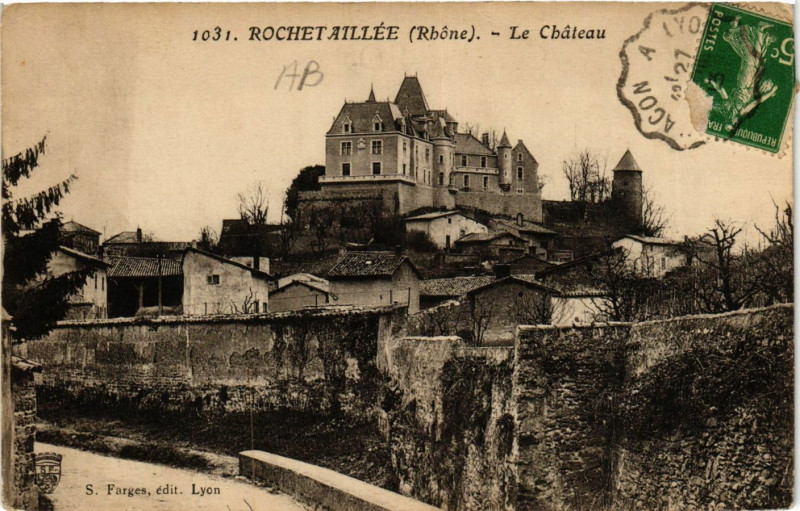 Carte postale ancienne Rochetaillee - Le Chateau