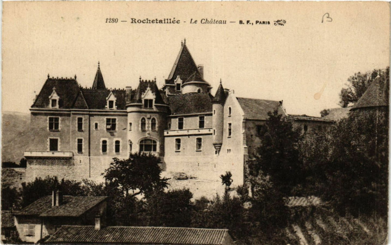 Carte postale ancienne Rochetaillee - Le Chateau