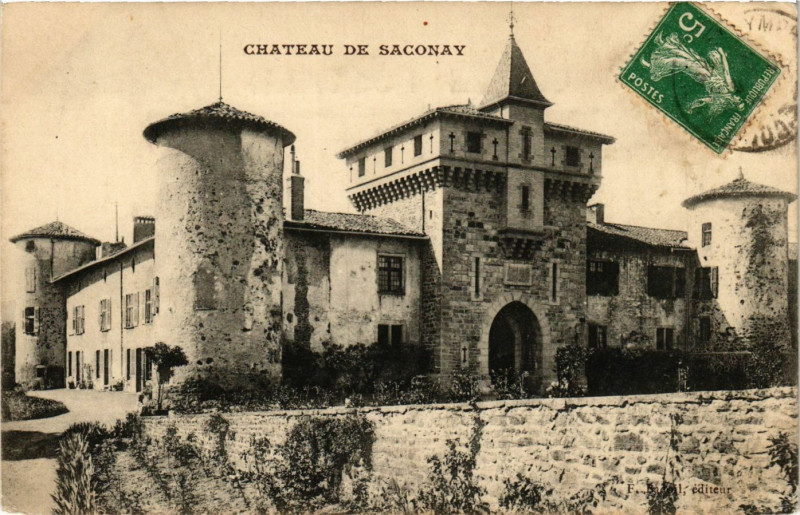 Carte postale ancienne Chateau de Saconay