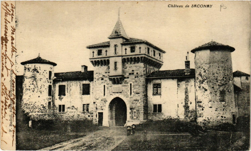 Carte postale ancienne Chateau de Saconay