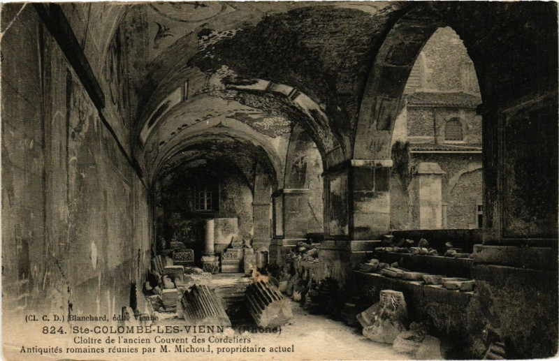 Carte postale ancienne Sainte-Colombe-les-Vienne - Coltre de ancien Couvent des Cordeliers à Sainte-Colombe