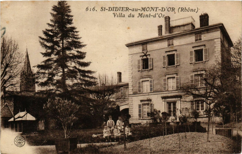 Carte postale ancienne Saint-Didier-au-Mont-d'Or - Villa du Mont D'Or à Saint-Didier-au-Mont-d'Or