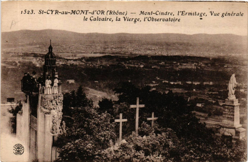 Carte postale ancienne Saint-Cyr-au-Mont-d'Or - Vue générale à Saint-Cyr-au-Mont-d'Or