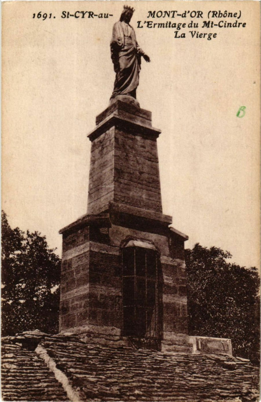 Carte postale ancienne Saint-Cyr-au-Mont-d'Or - L'Ermitage du Mont-Cindre à Saint-Cyr-au-Mont-d'Or